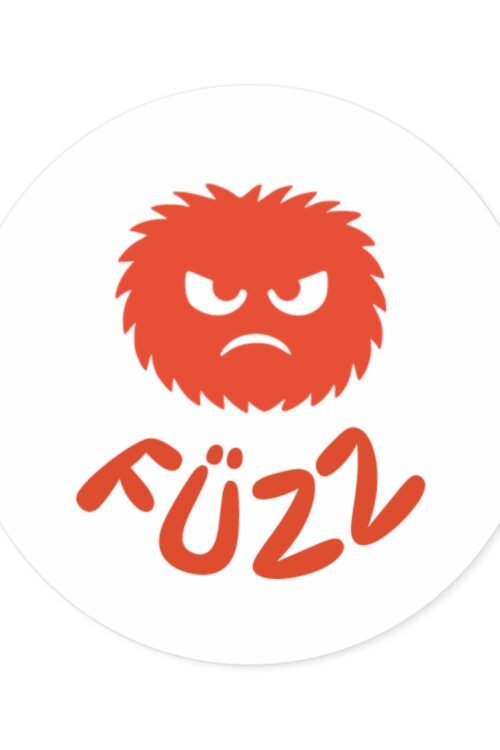Füzzy World Stickers | Unique Indoor & Outdoor Décor, Fun Laptop Decal, Party Favors, Kids Room Decor, Gift Ideas